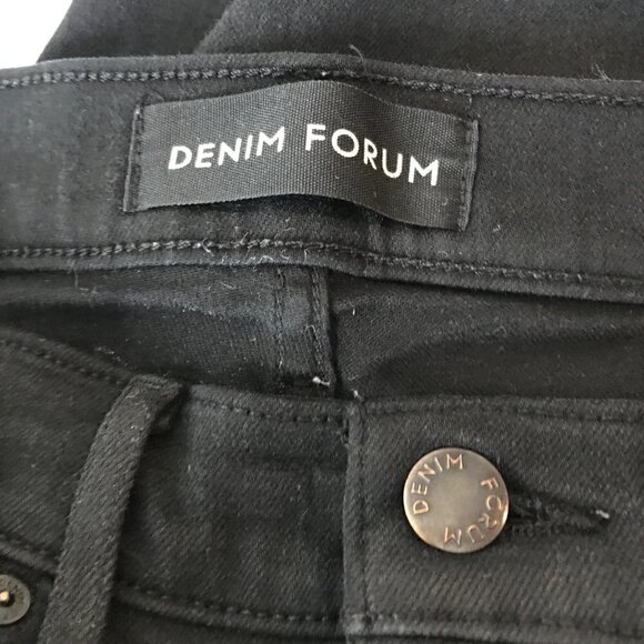 Aritzia Denim Forum Lola High Rise Black Jeans Size 26 - Picture 6 of 7